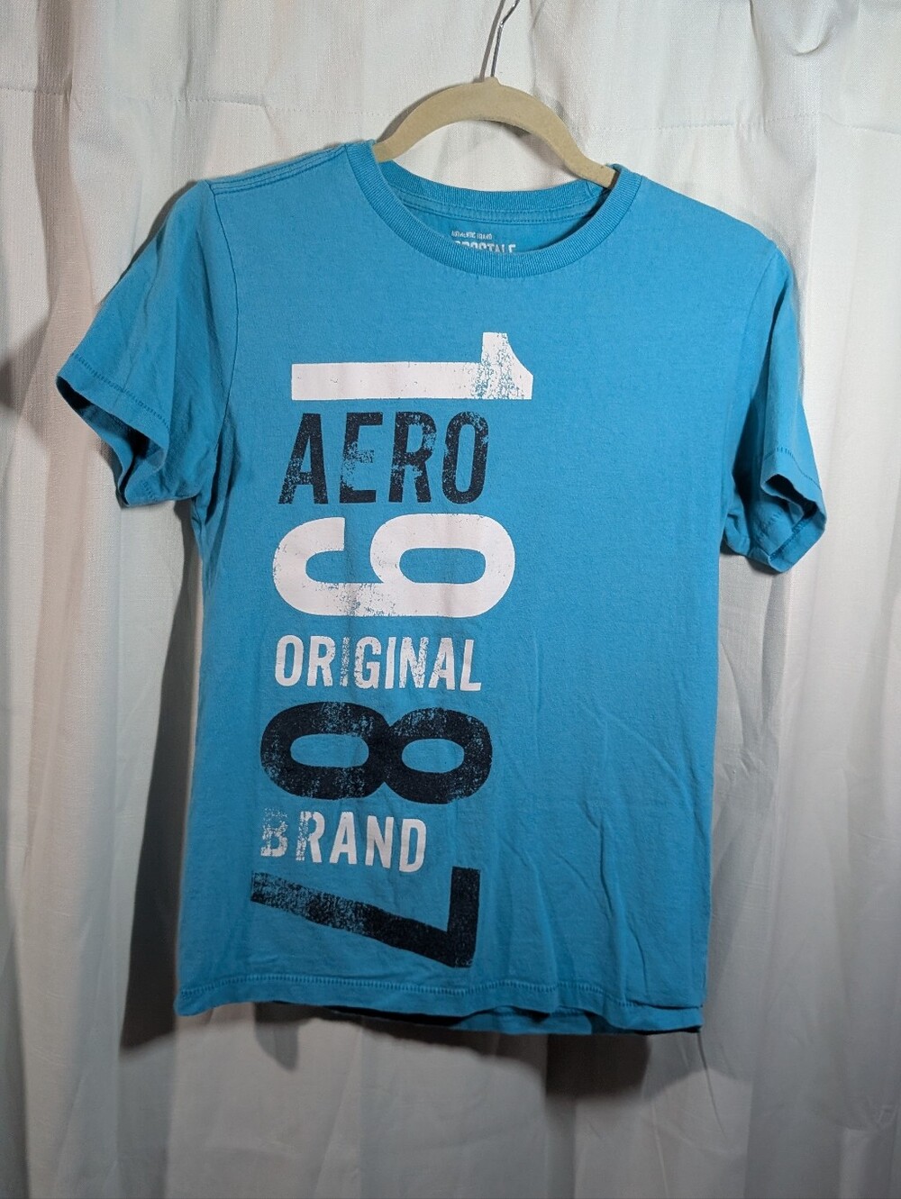 GUC Aeropostale Graphic Tee - 'AERO 1987 Original' Men's XS Teen *T25